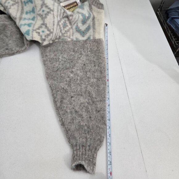 NWT Alafoss Iceland Icewool Nordic Wool Sweater Sz L 44-46 Vintage Ski Oversized - Picture 6 of 11